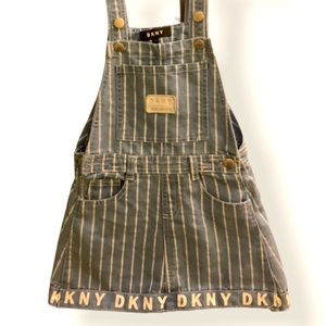 DKNY DENIM OVERALL DRESS FOR GIRLS